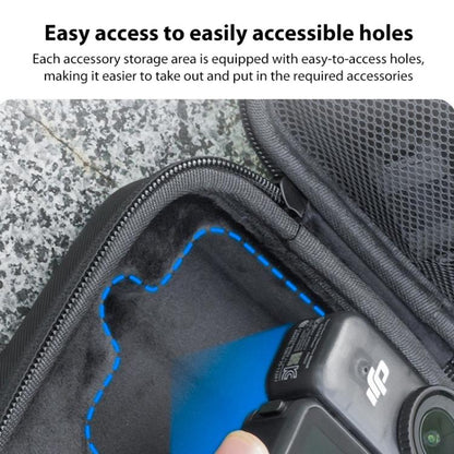 Bolsa de transporte portátil mini combo de PU (negra) para DJI Mini — imagen 7