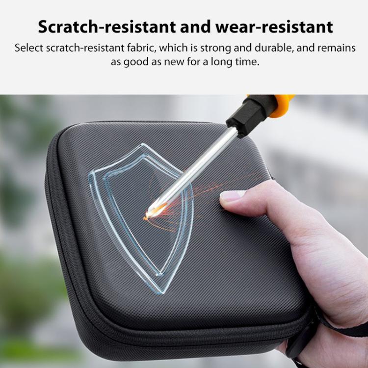 Bolsa de transporte portátil mini combo de PU (negra) para DJI Mini — imagen 9