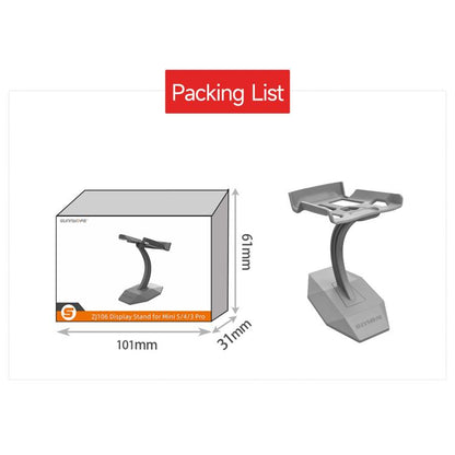 Soporte de exhibición de escritorio Sunnylife para DJI Mini 5 Pro (gris) — imagen 12