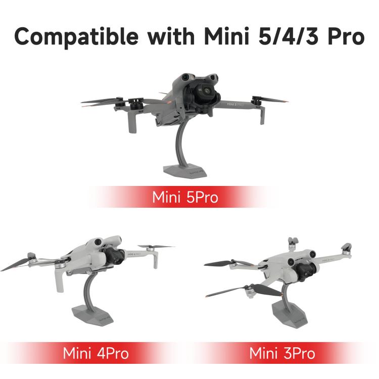Soporte de exhibición de escritorio Sunnylife para DJI Mini 5 Pro (gris) — imagen 4