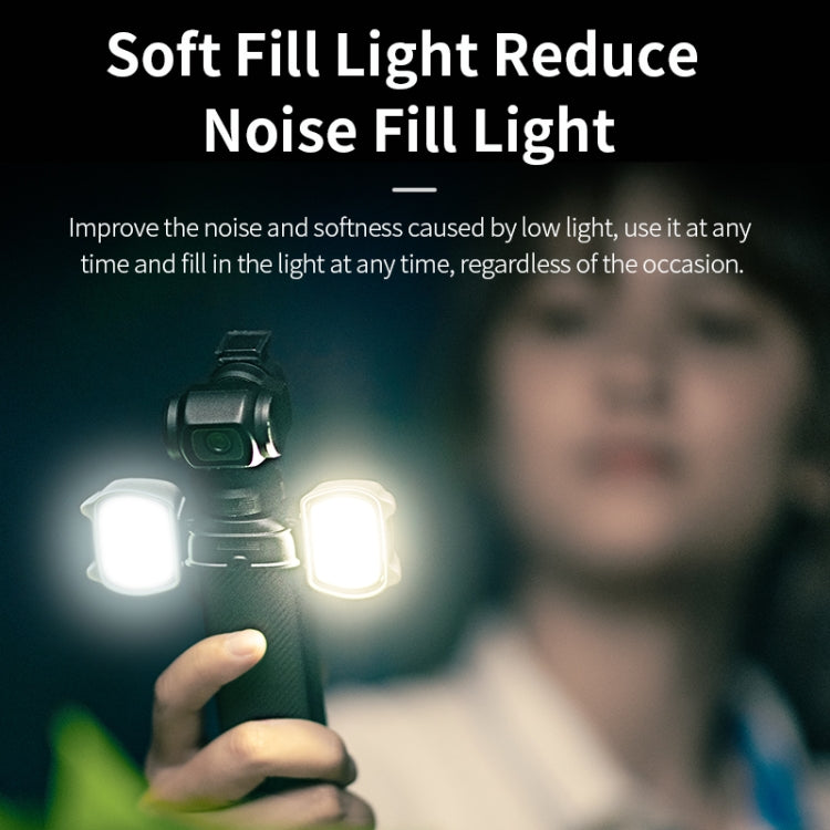 Kit de luz de relleno magnética con clip de sujeción STARTRC Cat-ears (gris) — imagen 3