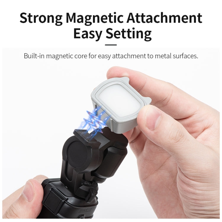 Kit de luz de relleno magnética con clip de sujeción STARTRC Cat-ears (gris) — imagen 4