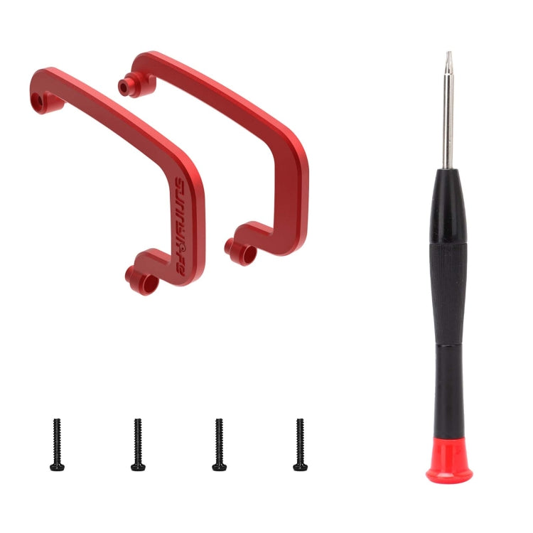 Sunnylife Gimbal Parachoques anticolisión de aluminio para DJI Avata 2 (rojo)