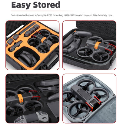 Sunnylife Gimbal Parachoques anticolisión de aluminio para DJI Avata 2 (rojo) — imagen 7