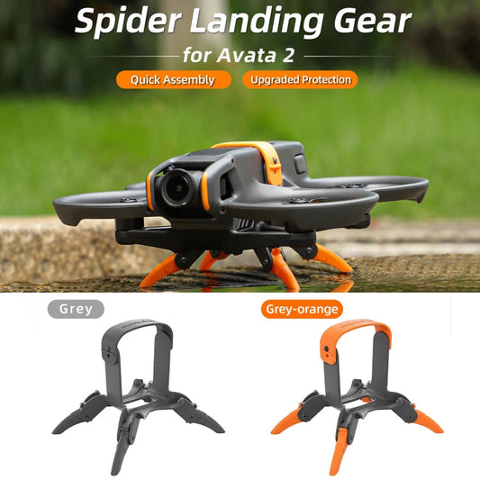 Soporte de engranajes de araña Sunnylife LG797 Extensiones de tren de aterrizaje Pata de elevados para DJI Avata 2 (naranja)…