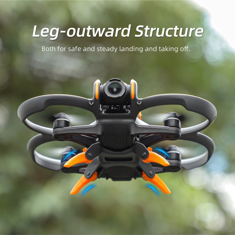 Soporte de engranajes de araña Sunnylife LG797 Extensiones de tren de aterrizaje Pata de elevados para DJI Avata 2 (naranja)…