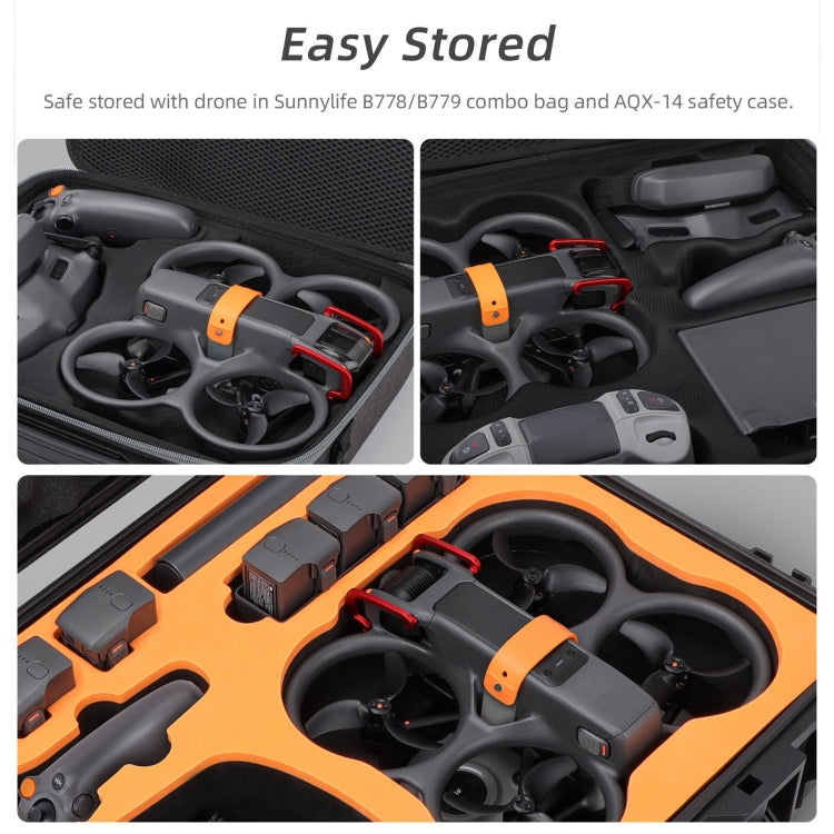 Soporte de engranajes de araña Sunnylife LG797 Extensiones de tren de aterrizaje Pata de elevados para DJI Avata 2 (naranja)…