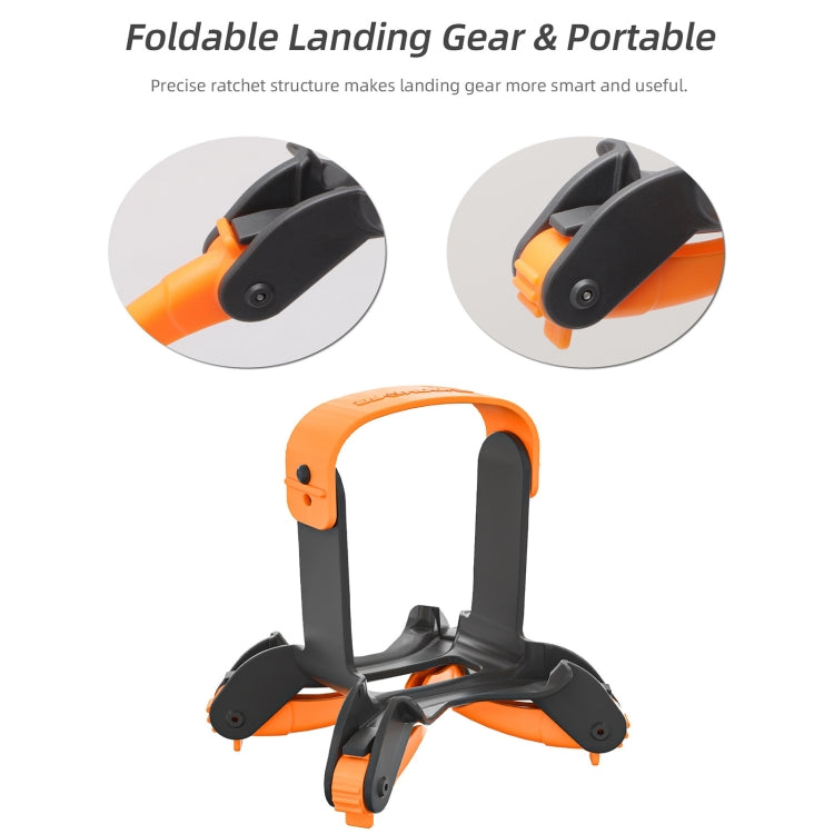 Soporte de engranajes de araña Sunnylife LG797 Extensiones de tren de aterrizaje Pata de elevados para DJI Avata 2 (gris) —…