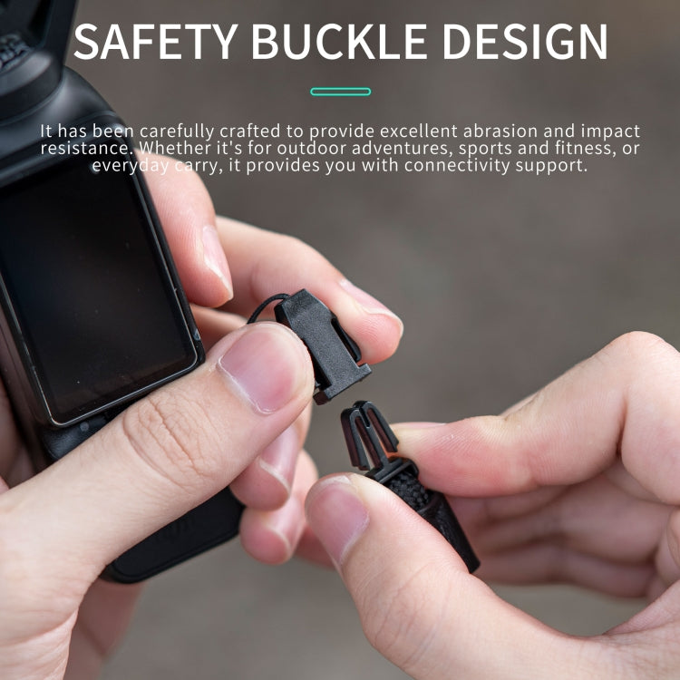 Pocket 3 STARTRC Cuerda de cordón para collar antipérdida para DJI Avata 2 (negro) — imagen 3