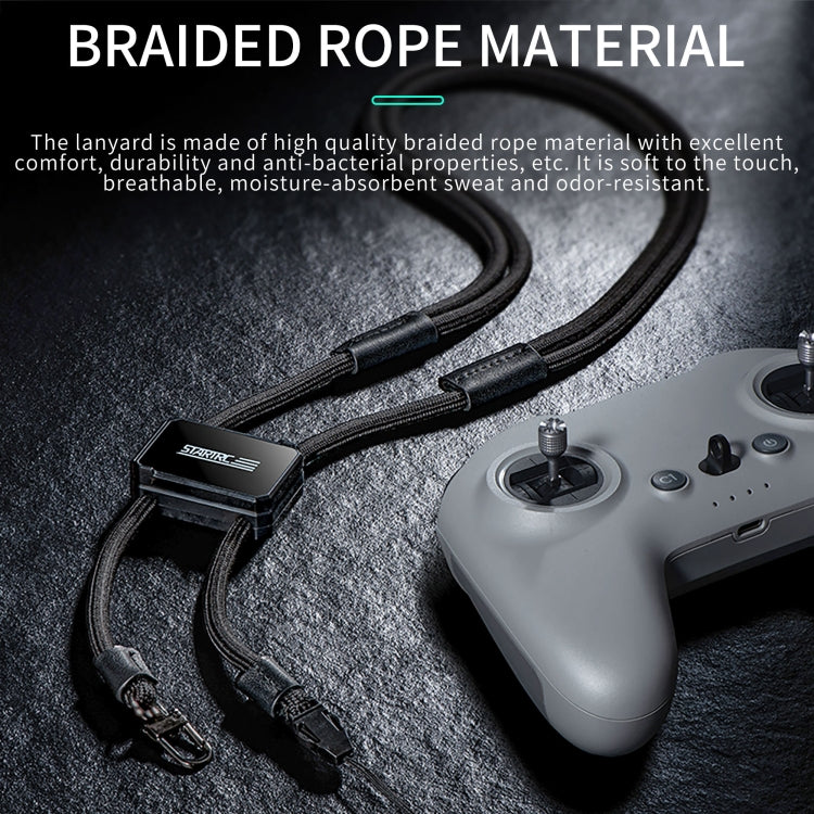 Pocket 3 STARTRC Cuerda de cordón para collar antipérdida para DJI Avata 2 (negro) — imagen 5