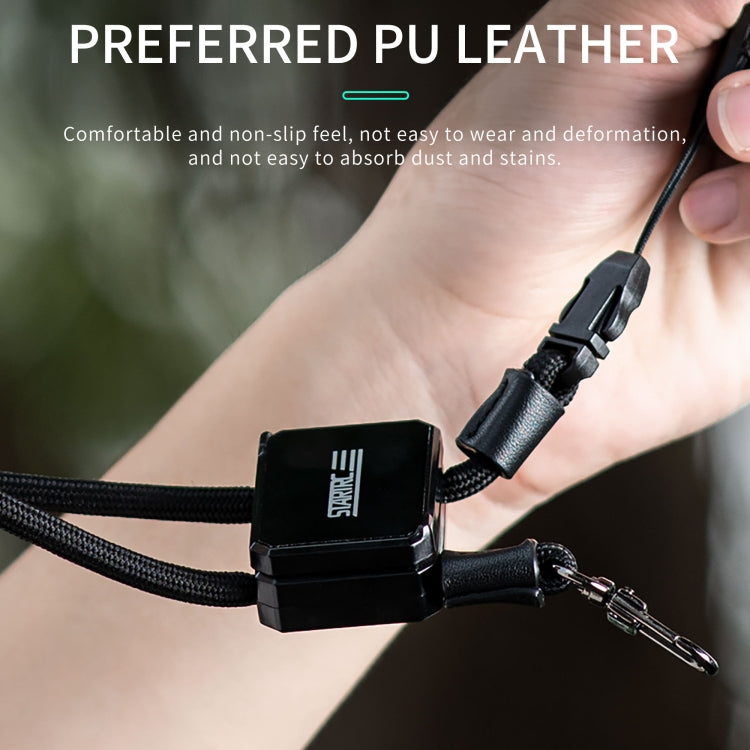 Pocket 3 STARTRC Cuerda de cordón para collar antipérdida para DJI Avata 2 (negro) — imagen 6