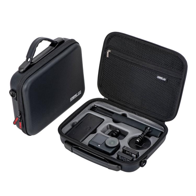Bolsa de hombro para guardar el kit de fotografía STARTRC para DJI Osmo Action 6 (negra)