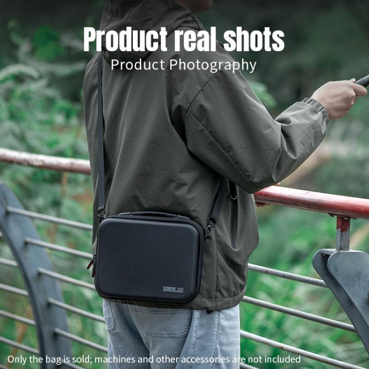 Bolsa de hombro para guardar el kit de fotografía STARTRC para DJI Osmo Action 6 (negra) — imagen 13