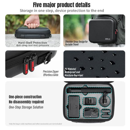 Bolsa de hombro para guardar el kit de fotografía STARTRC para DJI Osmo Action 6 (negra) — imagen 4