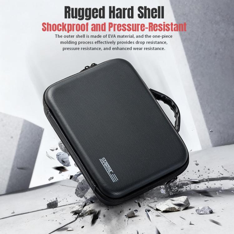Bolsa de hombro para guardar el kit de fotografía STARTRC para DJI Osmo Action 6 (negra) — imagen 6