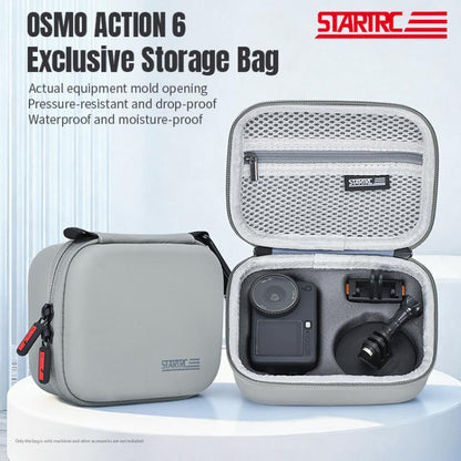 Bolsa de transporte portátil STARTRC Mini Standard Combo Bag para DJI Osmo Action 6 (Gris) — imagen 7