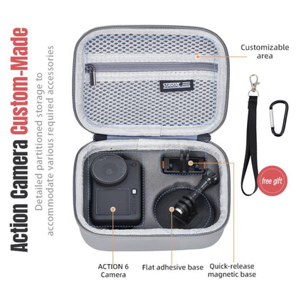 Bolsa de transporte portátil STARTRC Mini Standard Combo Bag para DJI Osmo Action 6 (Gris) — imagen 10