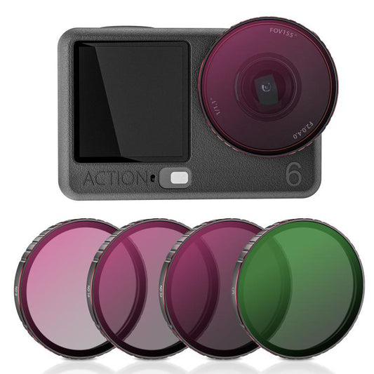 Filtro de lente para cámara STARTRC 4 en 1 CPL ND8 ND16 ND32 para DJI Osmo Action 6