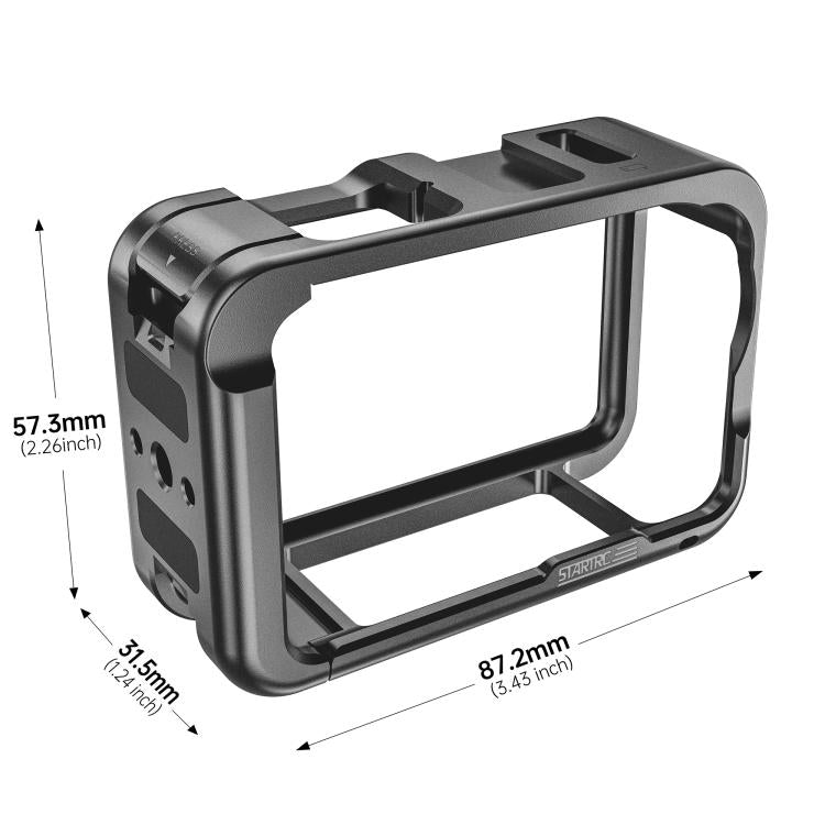 Jaula metálica STARTRC con zapata fría para DJI Osmo Action 6 (negra) — imagen 5