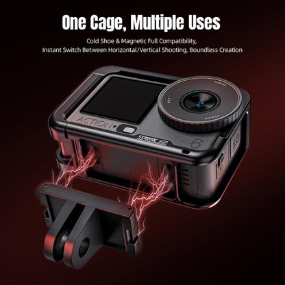 Jaula metálica STARTRC con zapata fría para DJI Osmo Action 6 (negra) — imagen 7