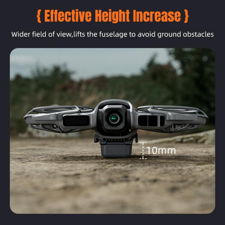 Soporte de entrenamiento para tren de aterrizaje elevado con luz LED STARTRC para DJI Neo (negro) — imagen 12