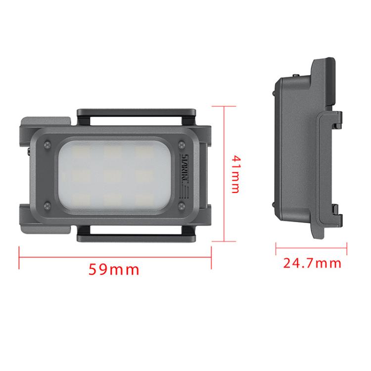 Soporte de entrenamiento para tren de aterrizaje elevado con luz LED STARTRC para DJI Neo (negro) — imagen 3