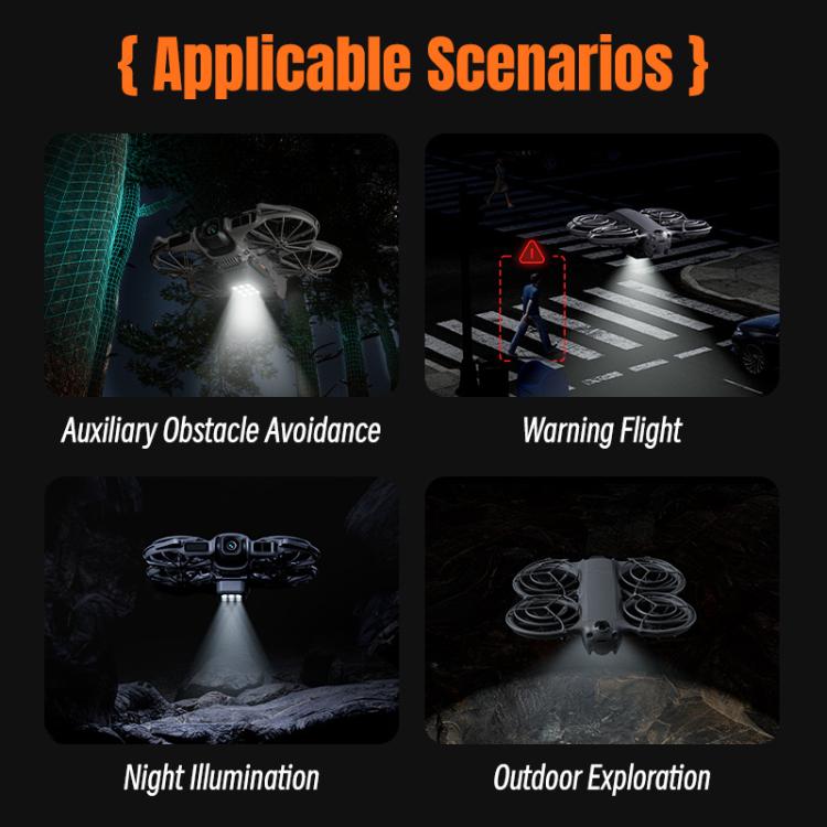 Soporte de entrenamiento para tren de aterrizaje elevado con luz LED STARTRC para DJI Neo (negro) — imagen 7