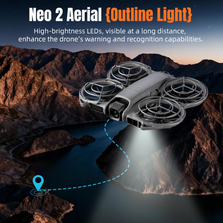 Soporte de entrenamiento para tren de aterrizaje elevado con luz LED STARTRC para DJI Neo (negro) — imagen 8