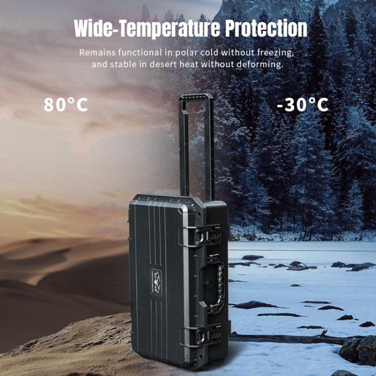 Estuche portátil impermeable y sellada con ruedas para DJI Mavic 4 Pro / Mavic 3 / Air 3 (negra) para DJI DJI Mavic 4 Pro, D…