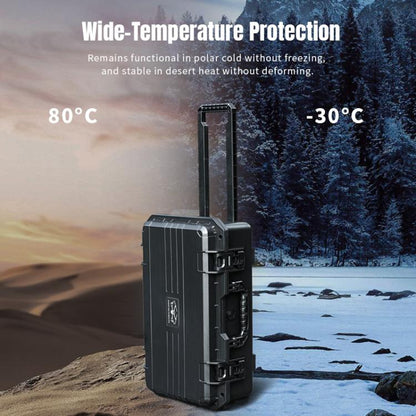 Estuche portátil impermeable y sellada con ruedas para DJI Mavic 4 Pro / Mavic 3 / Air 3 (negra) para DJI DJI Mavic 4 Pro, D…