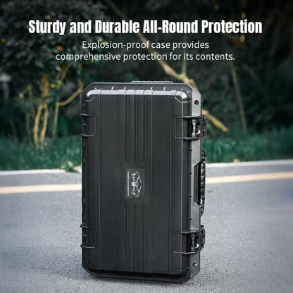 Estuche portátil impermeable y sellada con ruedas para DJI Mavic 4 Pro / Mavic 3 / Air 3 (negra) para DJI DJI Mavic 4 Pro, D…