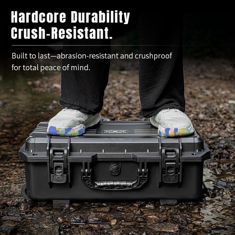 Estuche portátil impermeable y sellada con ruedas para DJI Mavic 4 Pro / Mavic 3 / Air 3 (negra) para DJI DJI Mavic 4 Pro, D…