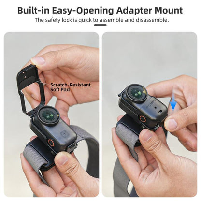 Correa para la cabeza con rotación de 360 grados vertical y horizontal, con adaptador, cordón ajustable para la cabeza, cuer…
