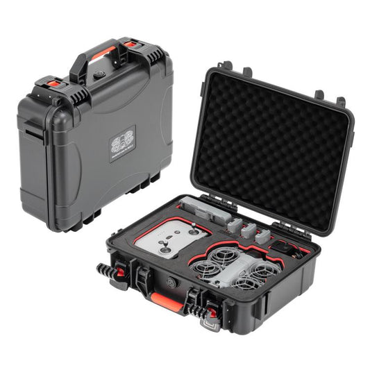 Maletín de almacenamiento portátil impermeable y resistente a golpes para DJI Neo (Negro)