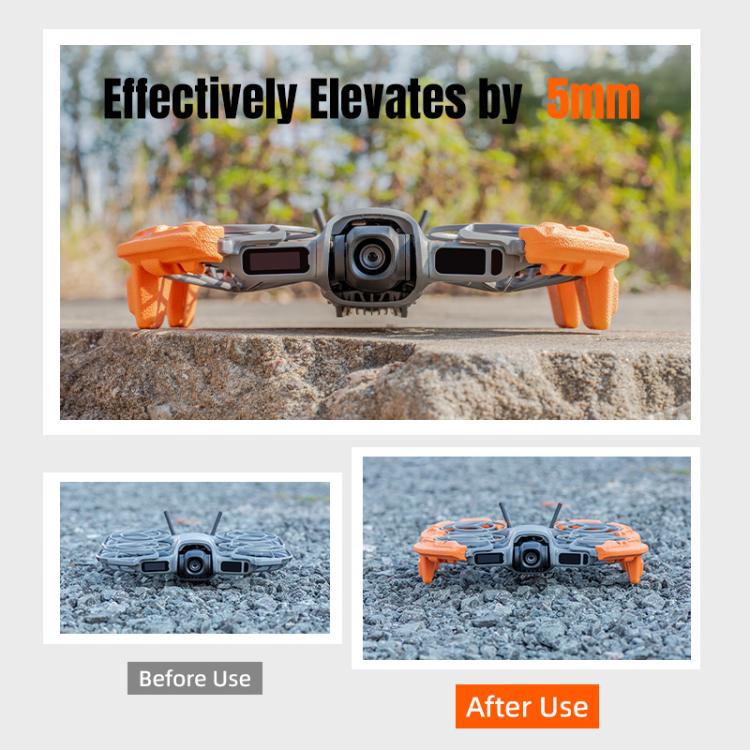 Hélice Parachoques protector de flotante antihundimiento ligero STARTRC para DJI Neo (naranja) — imagen 11
