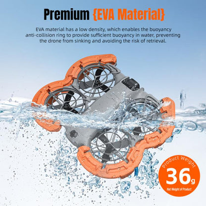 Hélice Parachoques protector de flotante antihundimiento ligero STARTRC para DJI Neo (naranja) — imagen 12