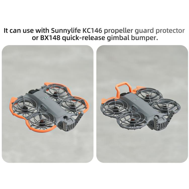 Protector de transceptor digital Sunnylife Hollow Design a prueba de golpes para DJI Neo (gris) — imagen 11