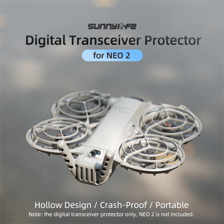 Protector de transceptor digital Sunnylife Hollow Design a prueba de golpes para DJI Neo (gris) — imagen 3