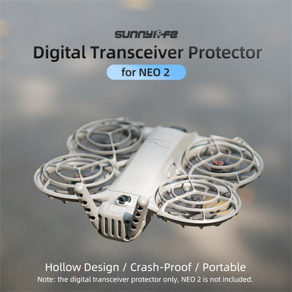 Protector de transceptor digital Sunnylife Hollow Design a prueba de golpes para DJI Neo (gris) — imagen 3