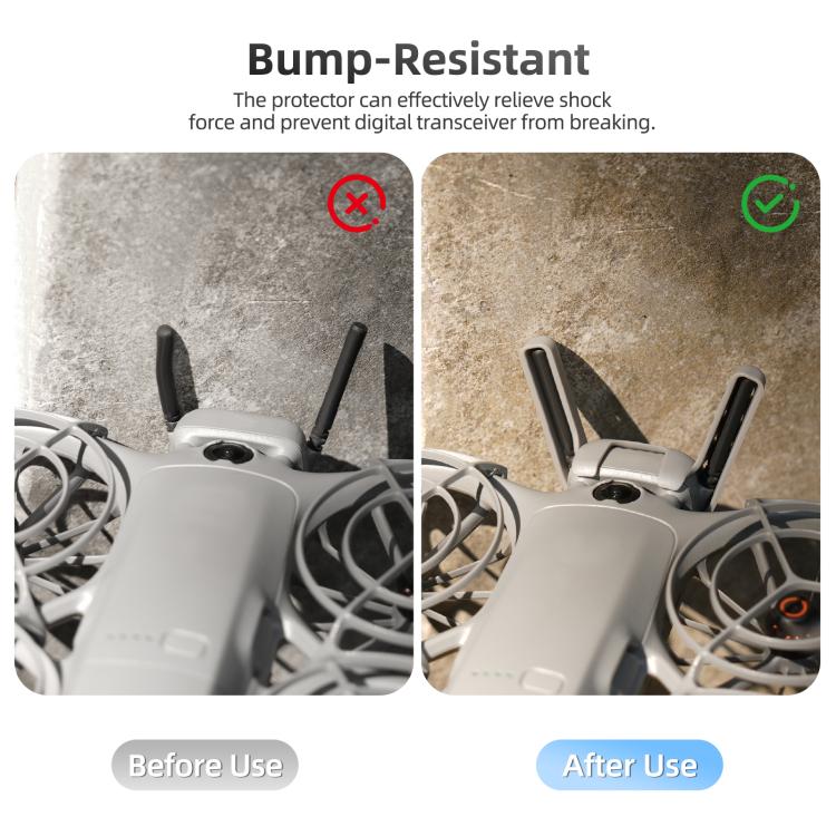 Protector de transceptor digital Sunnylife Hollow Design a prueba de golpes para DJI Neo (gris) — imagen 4