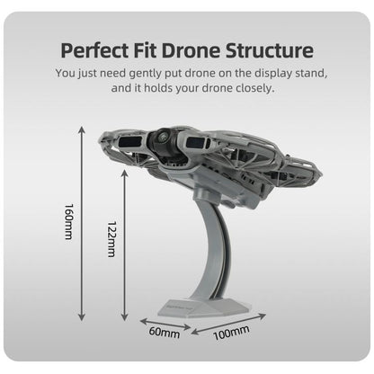 Soporte de escritorio Sunnylife, base de exhibición para drones para DJI Neo (gris oscuro) — imagen 5