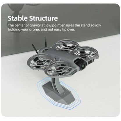 Soporte de escritorio Sunnylife, base de exhibición para drones para DJI Neo (gris oscuro) — imagen 6