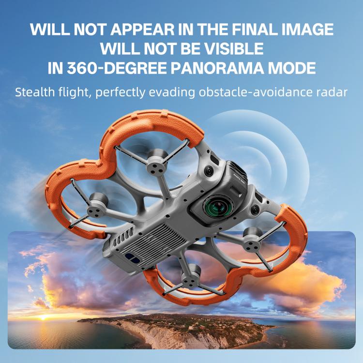 Hélice 360 STARTRC Light Protector de flotante antihundimiento para DJI Avata (naranja) — imagen 6