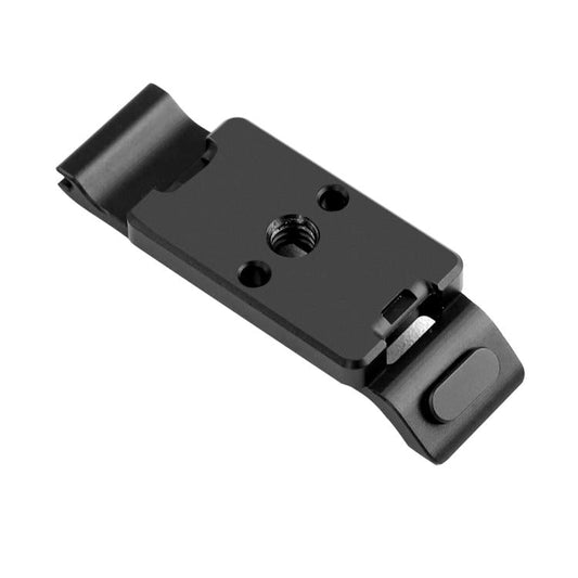 Placa de montaje horizontal de aluminio CNC YELANGU, base de expansión de liberación rápida 1/4-20 para DJI Osmo 360 (negra)