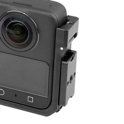 Placa de montaje horizontal de aluminio CNC YELANGU, base de expansión de liberación rápida 1/4-20 para DJI Osmo 360 (negra)…