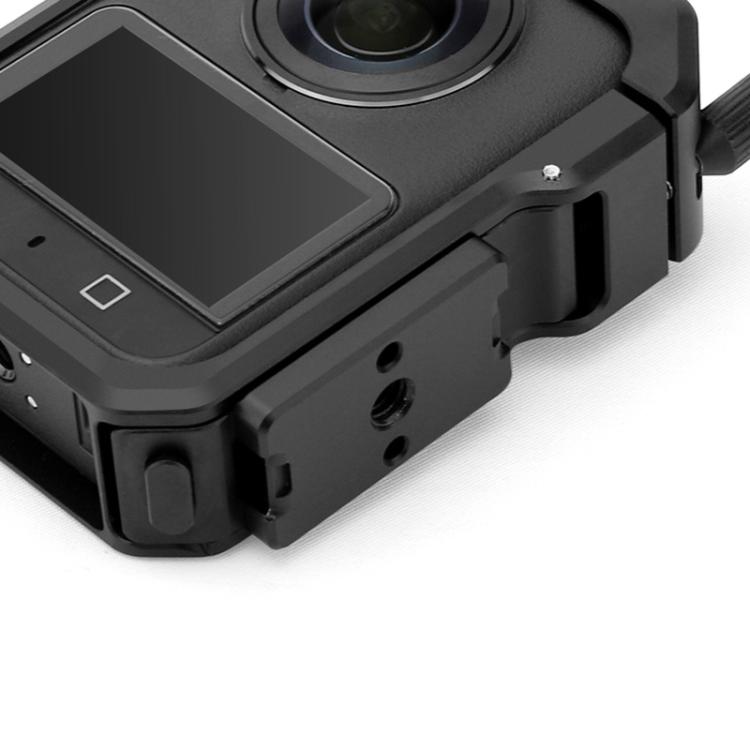 Placa de montaje horizontal de aluminio CNC YELANGU, base de expansión de liberación rápida 1/4-20 para DJI Osmo 360 (negra)…