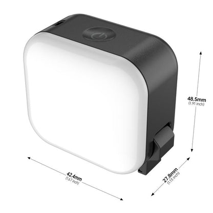 Luz de relleno de cubo pequeño STARTRC para DJI Osmo Action 6 (negra) — imagen 2