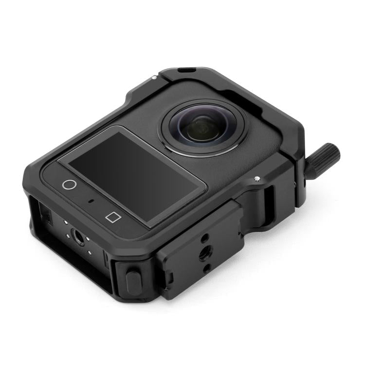 Marco de expansión de jaula protectora de metal YELANGU con base de montaje horizontal para DJI Osmo 360 (negro) — imagen 3