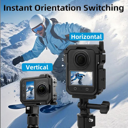 Marco de expansión de jaula protectora de metal YELANGU para DJI Osmo 360 (negro) — imagen 7