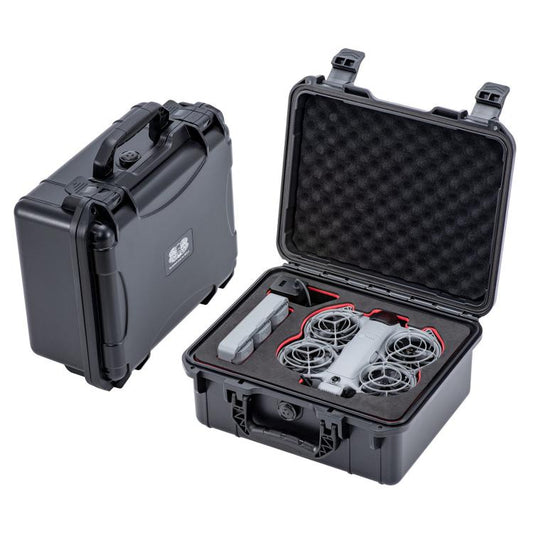 Estuche de almacenamiento portátil mini de PP impermeable y a prueba de explosiones para DJI Neo (negro)